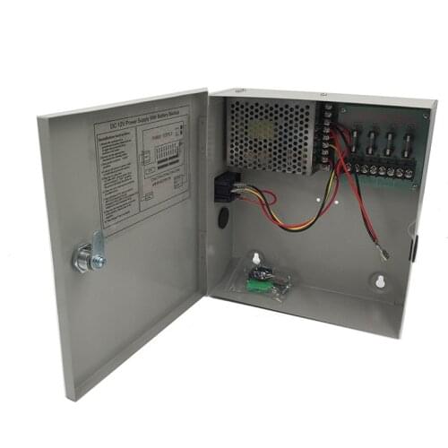 Power Supply 12v5a Power Box 12v5a 4 Output Switching Power Case Led Monitoring Iron Shell Centralized Power Supply Contro