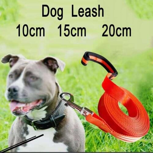 Dog Leash Overlength Fibre Dog Training Traction Rope 10m 15m 20m and 3 Colors Medium and Large Dog Leash