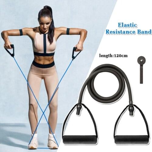 Yoga Pull Rope Resistance Bands Fitness Workout Exercise Gum Elastic Arm Strength Chest Muscle Training Equipment For Men Women