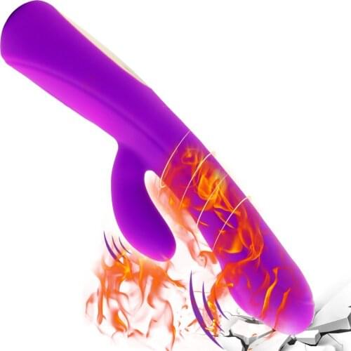 16 Speed G Spot Dildo Rabbit Vibrator Women Clitoris stimulation Vaginal Massager Sex Toy for Female Masturbation Dual Vibration