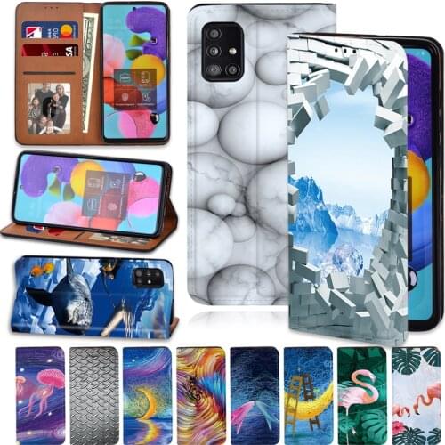 Phone Case for Samsung Galaxy A51/A71/A70/A50/A50/A70S/A41 Flip Phone Case with Card Slot