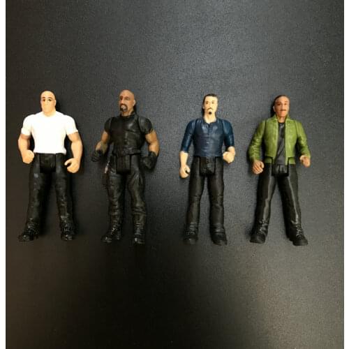 Small pvc figure TangLeidi Bryanjohnson Exquisite figure toy 4pcs/set