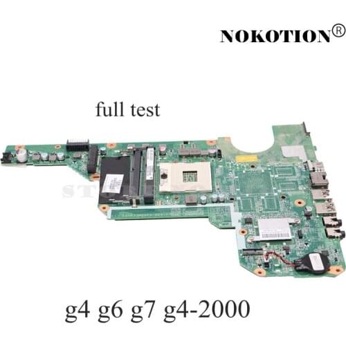 NOKOTION laptop motherboard for HP pavilion G4-2000 g6-2000 g7-2000 g4 G6 G7 HM76 DDR3 680568-501 680568-001 DA0R33MB6E0