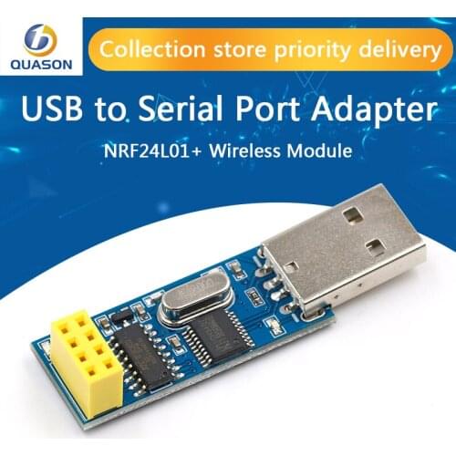 New CH340T USB to Serial Port Adapter Board + 2.4G NRF24L01+ Wireless Module For Arduino