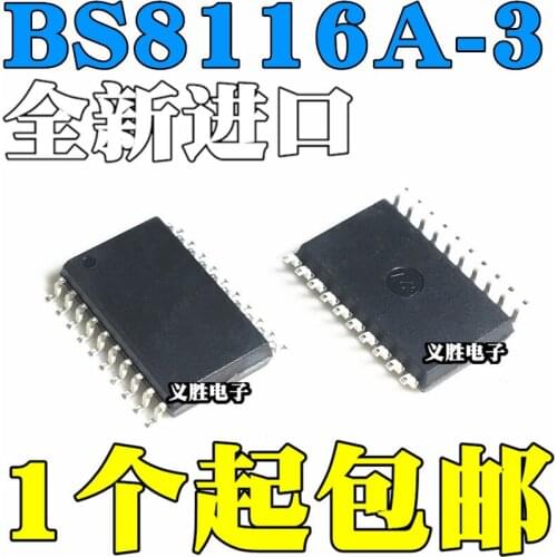 New and original BS8116A-3 SOP20 16 key capacitive touch key IC chip Hetai standard touch IC HOLTEK 16 touch buttons
