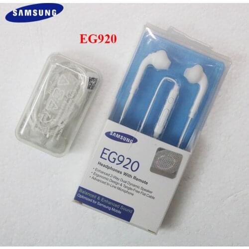 Original Samsung EO-EG920 Earphone In-ear Wired 3.5mm headsets With Mic For Galaxy S6 S7 S8 Edge A30 A50 A70 Xiaomi Huawei Phone
