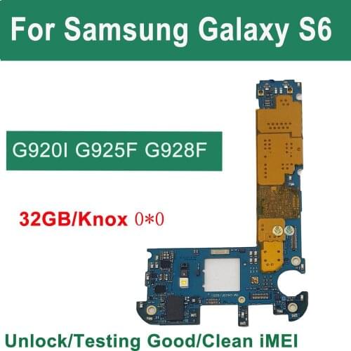 Unlocked Original Clean IMEI 32GB 64GB For Samsung Galaxy S6 Edge Plus G928F G928C S6 Edge G925F S6 G920I Mainboard