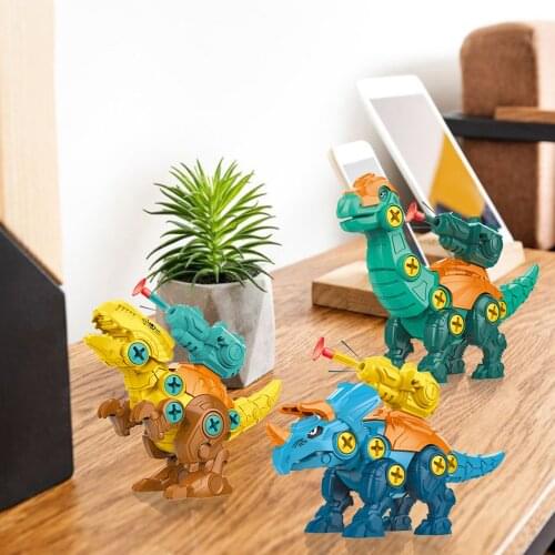 DIY Dinosaur Assembly Toy Removable Combination Assembly Puzzle Animal Construction Set Assembled Blocks Toys For Childrens Toy