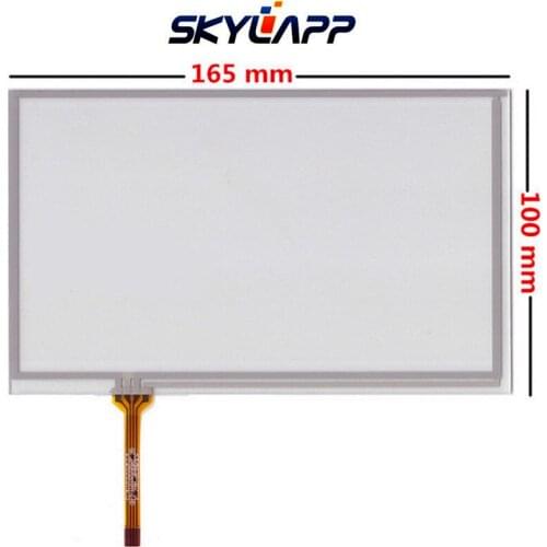 7''Inch TouchScreen 4 wire 165mm*100mm for GPS Navigator HSD070IDW1 A11 B00 AT070TN94 92 90 Resistance Handwritten Touch Panel