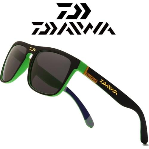 DAIWA 2021 Polarized Sunglasses Mens Driving Camping Hiking Fishing Classic Sun Glasses Outdoor Sports UV400 Eyewear