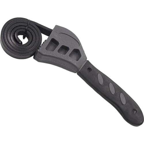 500mm Multitool Universal Wrench Black Rubber Strap Adjustable Spanner For Any Shape Opener Hand Tool Car Repair Tools