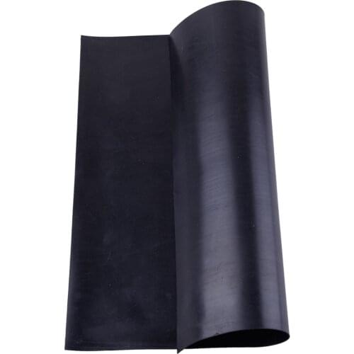 High Quality 30 x 30 cm 1mm Thickness Black Industrial Rubber Sheet High Temp Plate Mat