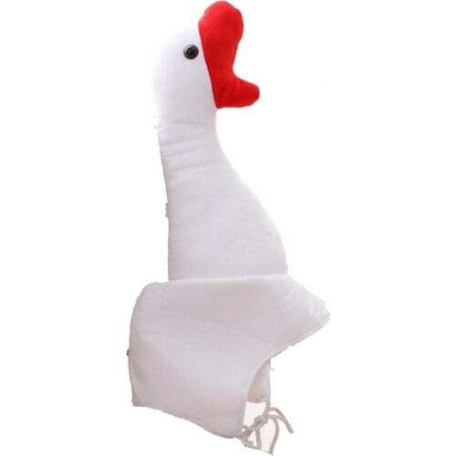 Funny Old Goose Hood Cap Cartoon Plush Doll Hat Photography Performance Props