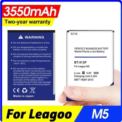 3550mAh BT-513P Backup Battery Replacement For Leagoo BT513P Smart Phone