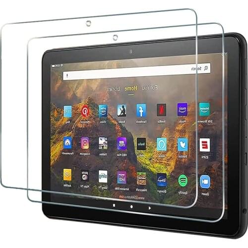Anti-scratch Tempered Glass Protective Film for All-new Fire HD 10 2021 9H Tempered Glass Screen Protector for Fire HD 10 Plus