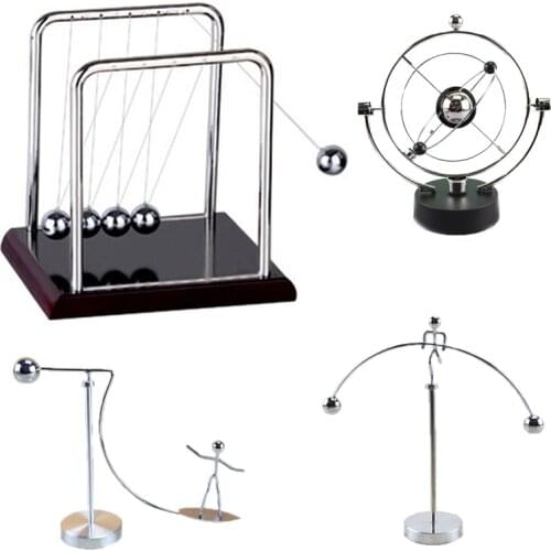 1Pc Newtons Cradle Table Decor Balance Ball Pendulum Ball Physics Tumbler Craft Home Decorations Desk Toy Gift Hot Drop shipping