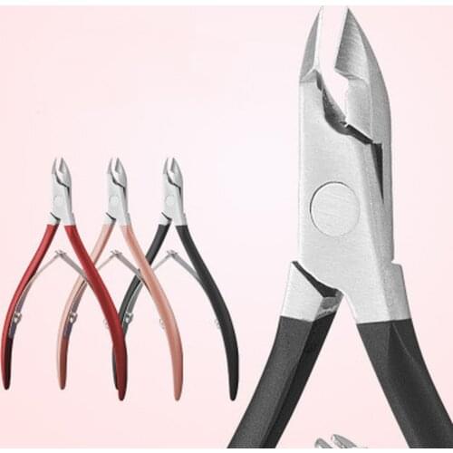 1pc Stainless Steel Nail Clippers Dead Skin Remover Scissor Foot Care Toe Cuticle Nippers Manicure Nails Art Tool