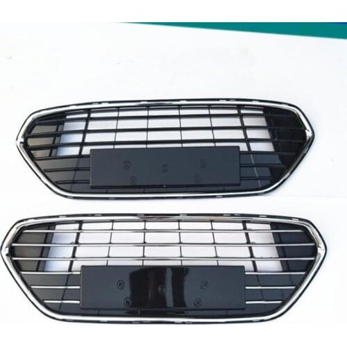 1 Piece All Electroplate Baking Painted Front Bumper Lower Grille Chromed for Ford Mondeo 2011-2012