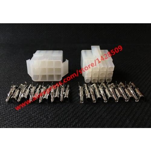 10 Sets 12 Pin 12 Way Female And Male Big Tamiya Connector Set Kits Large Tamiya Set L6.2 6.2MM Socket Plug