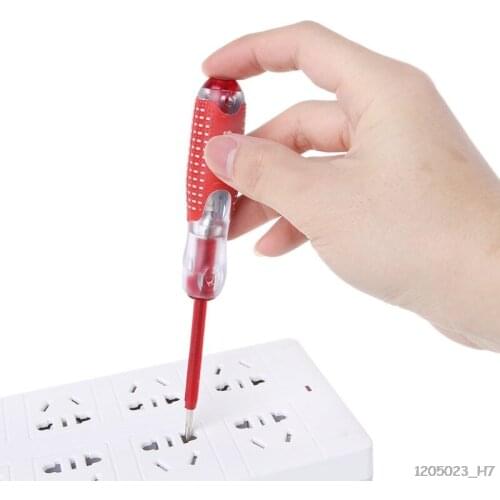 100-500V Voltage Indicator Cross & Slotted Screwdriver Electric Test Pen Durable Insulation Electrician Home Tool