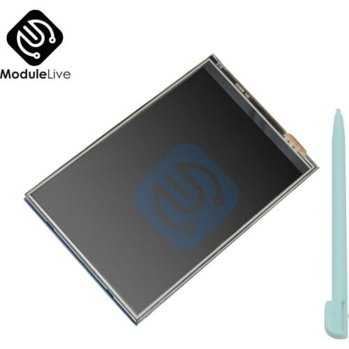 3.5 inch TFT LCD Display Monitor Screen with Touch Panel 320*480 4 TFT Touch Screen Module for RPi1/RPi2/Raspberry Pi3 Board V3