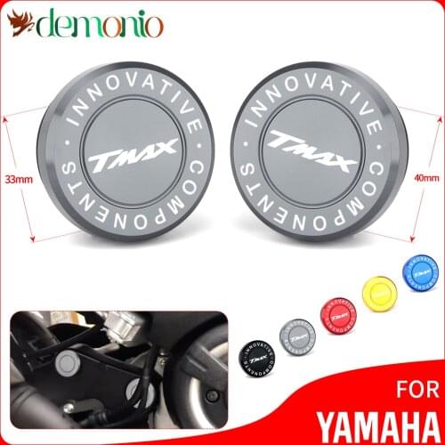 4 LOGO Motorcycle Frame Hole Cover Protective Aluminium Covers Accessories For YAMAHA TMAX 530 SX DX 2017 2018 2019 2020 TMAX530