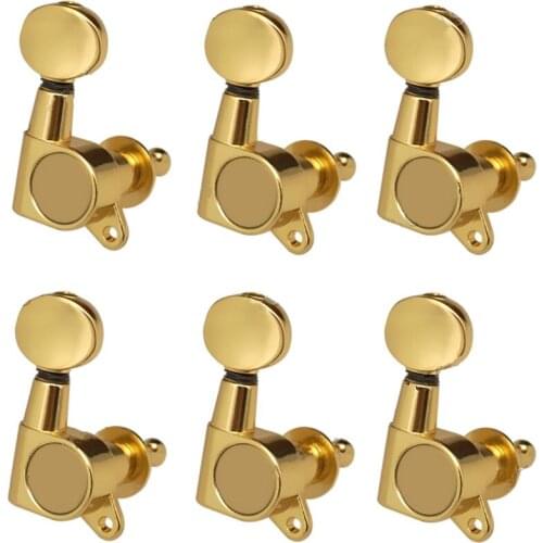6R Golden Electric Guitar tuner strings button Machine Heads Guitar Parts guitar accessories Tuning Pegs Keys