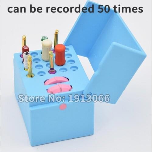 Dental Disinfection Autoclavable Endo Files Holder Box dental instrument 20 holes for Dental Dentist tool