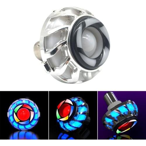 Motorcycle Headlight Mini Angel Eyes Motorcycle LED Tail Brake Lights 12V Brake Rear Lamp For Motorbike Accessories Universal