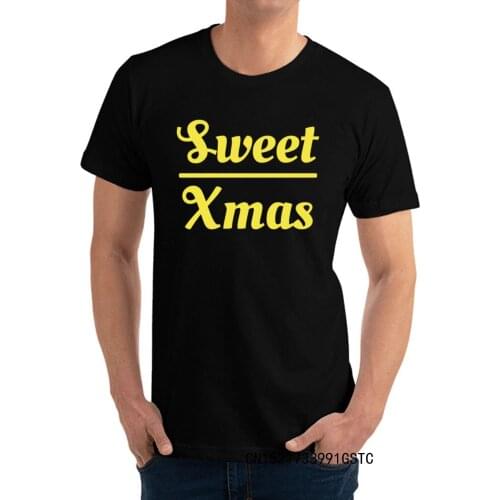 Sweet Xmas Gift T Shirt Short Sleeve for Men Pure Cotton Summer Fall Round Neck Top T-shirts Fashionable Tee Shirts Plain