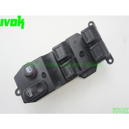 Power Window Master Control Switch Front Left Button For Honda City Fit 2007-2008 35750-SEL-P11