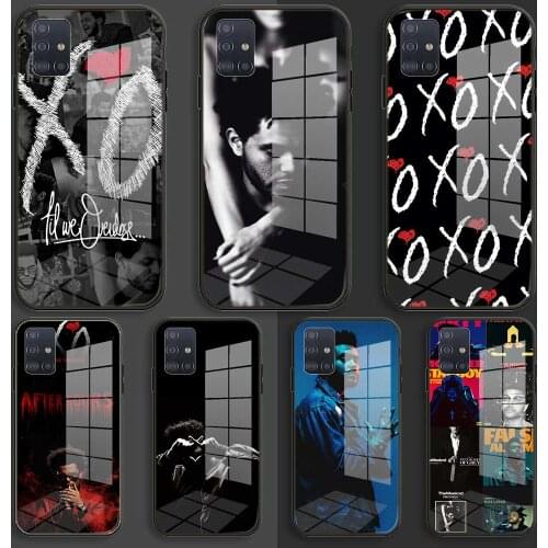 The Weeknd Soft Silicone Glass Case For Samsung Galaxy A10 A20 A30 A40 A50 A70 A31 A51 A71 Balck Cover