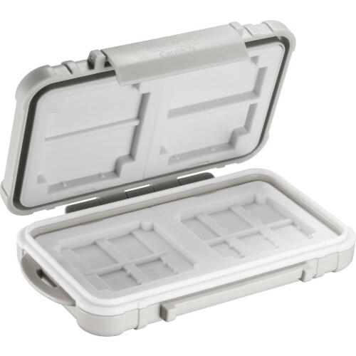 Neewer 14 Slots Memory Card Case Holder Durable Waterproof Storage Protector Card Box for 10 Micro SD Cards/10 TF Cards