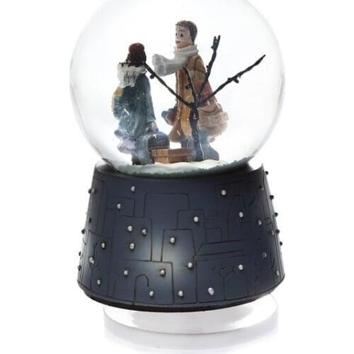 Snow Globe Glass Winding Musical-Medium Size decorative objects Декоративные элементы Objetos decorativos