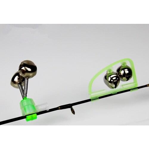 Luminous Fishing Bell Electronic Lamp Moon Shape Screw On Night Fishing Bell Fish Bell Fishing Alarm