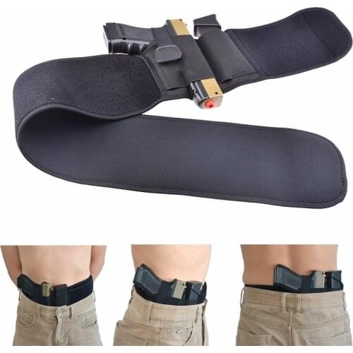Tactical Concealed Holster Carry Ultimate Belly Band Holster Gun Pistol Holsters Fits all Pistol Gun Case Glock Holster Hunting