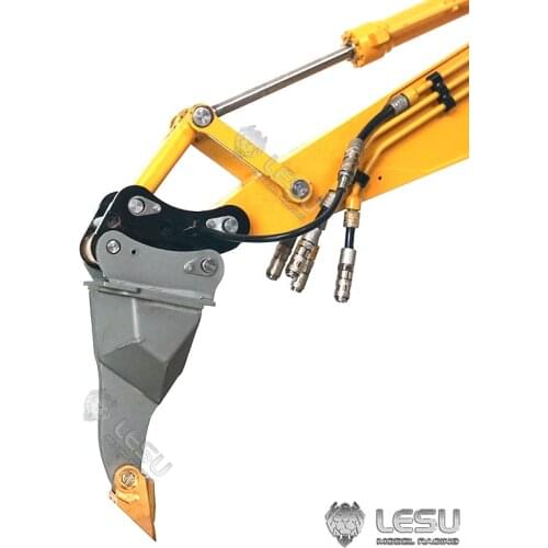 Metal Heavy Ripper Scarifier for 1/14 RC LESU Hydraulic Excavator Komatsu AC360 DIY Model