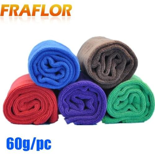 1 Pcs 60g Soft Absorbent Wash Cloth Microfiber Towel Cleaning Washcloth Polish Car Towel 70*30cm Car Washer Washing Cloth
