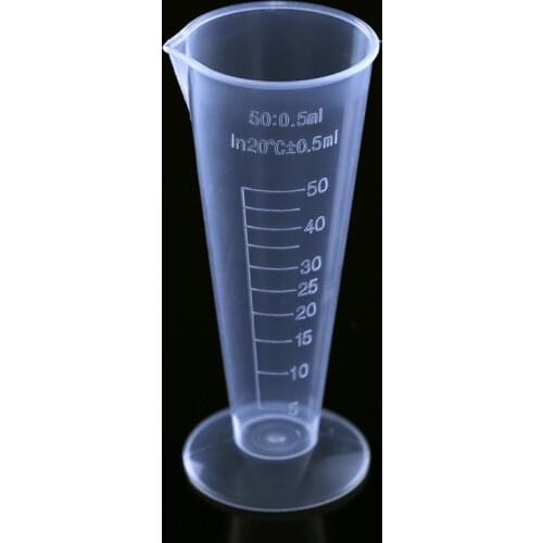 100ml Measuring Cup Transparent Plastic Measuring Cup Hotel Bar Jug Pour Spout Cylinder Reusable Kitchen Measuring Tool
