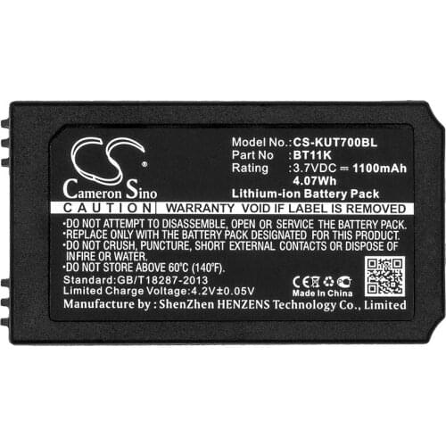 Cameron Sino 1100mAh Battery BT11K for IKUSI IK2, PUPITRE IK2, T70/2, T70/2 iKontrol, for Konecranes Mini Joystick Radio RMJ