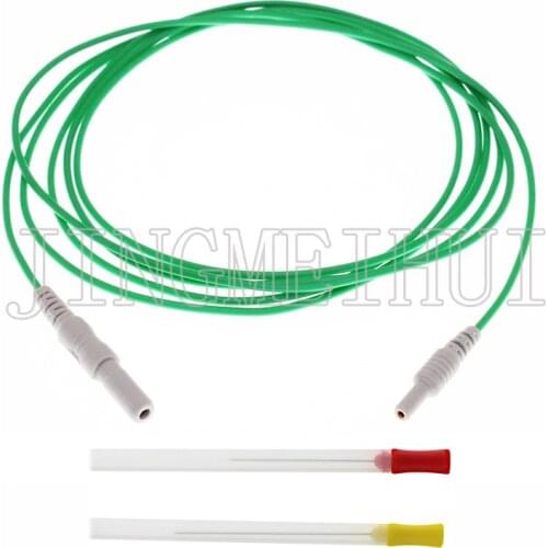 Din 1.5mm to 1.0mm female adapter cable and disposable EMG electrode needle connector