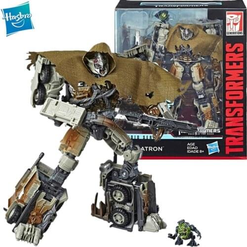 Hasbro Transformers Toys 10th Leader Class Dark of the Moon Movie Studio Series SS34 Megatron with Igor Action Figure Model toys