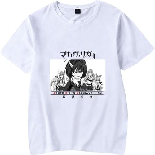 2021 Armed Girls Machiavellism Print Spring Summer Holiday Street Men/Women Casual Kawaii GHIP HOP style Streetwear T-shirt Top