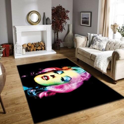 Herms Marilyn Monroe 2 Patterned Carpet ,Non Slip Floor Carpet,Teens Carpet,Turkish Rug