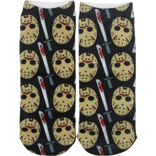 K480 1 Pairs Black Friday Casual Invisible Summer Socks Short Low Cut No Show Socks Cotton Funny Happy Boat Socks Unisex