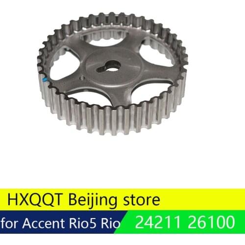 NEW - GENUINE Engine Timing Camshaft Sprocket OEM For Hyundai 2421126100 Accent for Kia Rio Rio5 Scoupe
