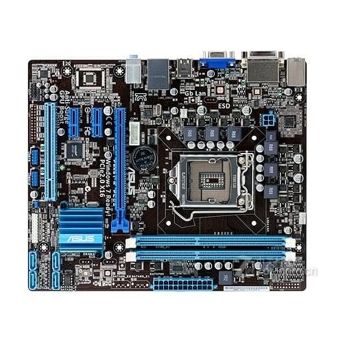 Free shipping original motherboard for for ASUS P8H61-M PLUS DDR3 LGA 1155 USB2.0 boards 16GB H61 Desktop motherborad