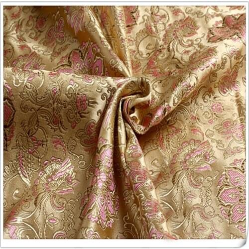 Brocade Fabric Damask Jacquard America style Apparel Costume Upholstery Furnishing Curtain DIY Clothing Material by meter