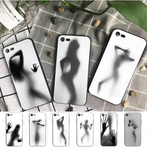 Silicone hot Woman Silhouettes phone cover for iPhone 12 6S 6plus 7plus 8Plus X XR 5S 11pro 12pro max 12mini case coque