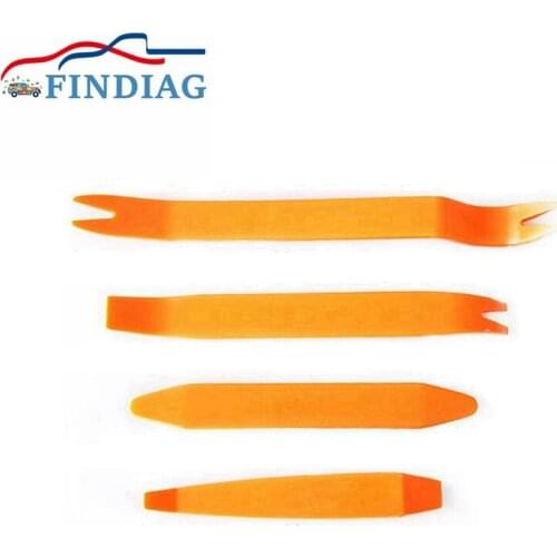 Professional 4Pcs Automobile Audio Door Clip Panel Trim Dash Auto Radio Pry Tool Set Car Panel Removal Tools for Mazda 6 gh